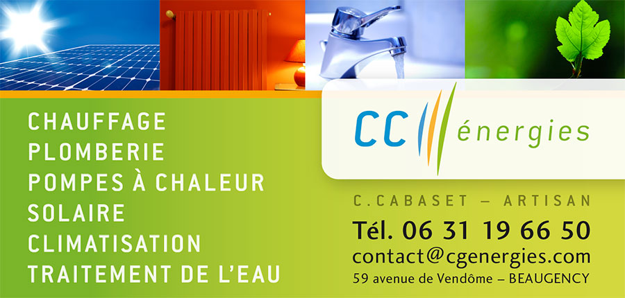 CC Energies – Chauffage, plomberie, pompes à chaleur, solaire, climatisation, traitement de l'eau